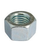 Flange and nut