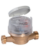 Water meter and meter valve