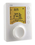 Wired room thermostat