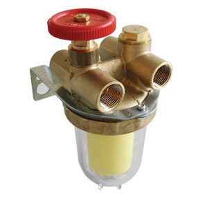 Filter fuel 2 pipes block valve ff1/2" sieve siku- OVENTROP - 2120261+2127500