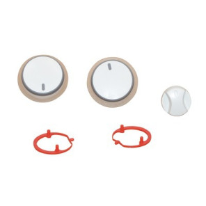 White knobs (excl.), set of 3- VAILLANT - 0020048920