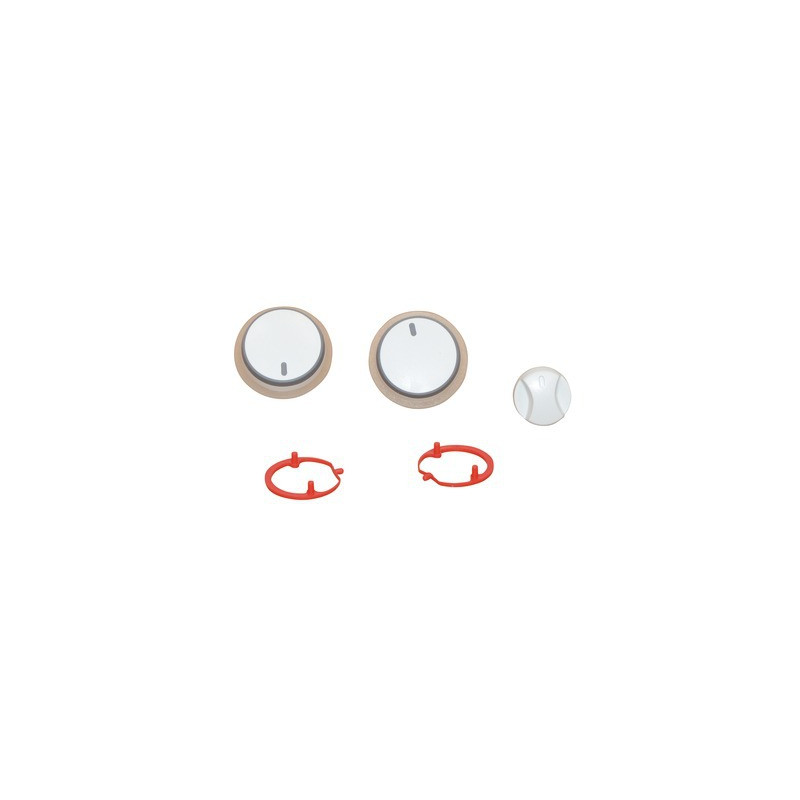 White knobs (excl.), set of 3- VAILLANT - 0020048920