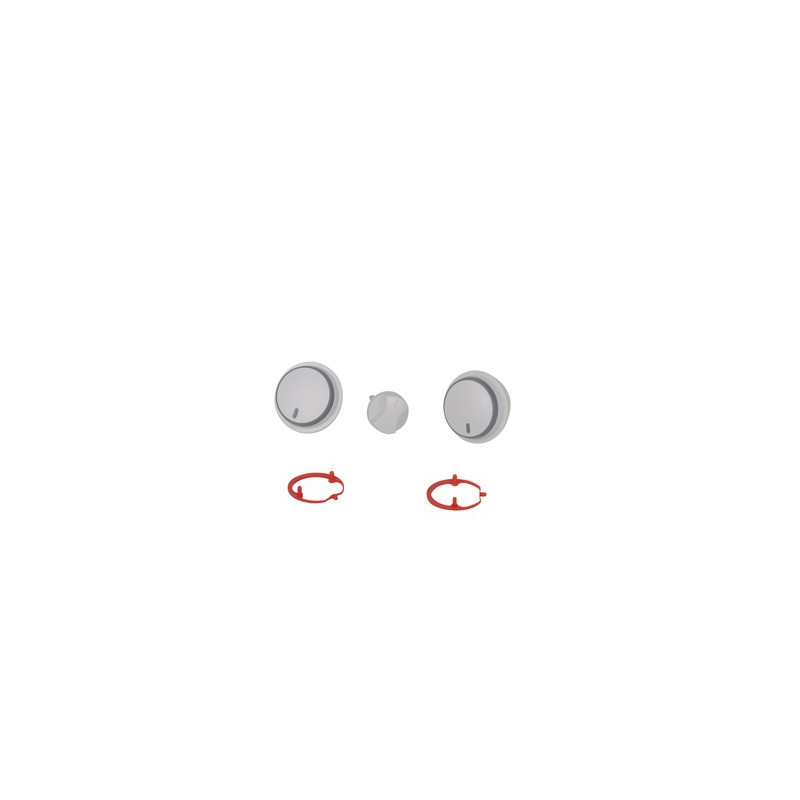 Grey knob, (3 pieces)- VAILLANT - 0020048969