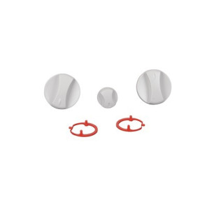 Grey knob, (3 pieces)- VAILLANT - 0020074963