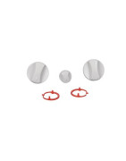 Grey knob, (3 pieces)- VAILLANT - 0020074963
