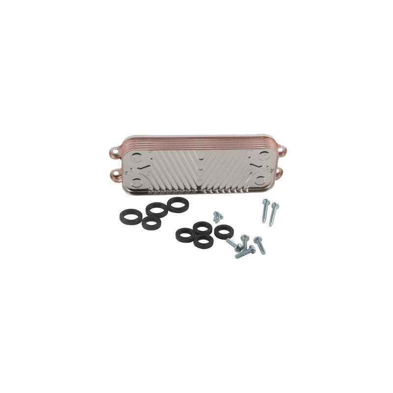 Domestic hot water exchanger, 12 plates- SAUNIER DUVAL - 0020186152