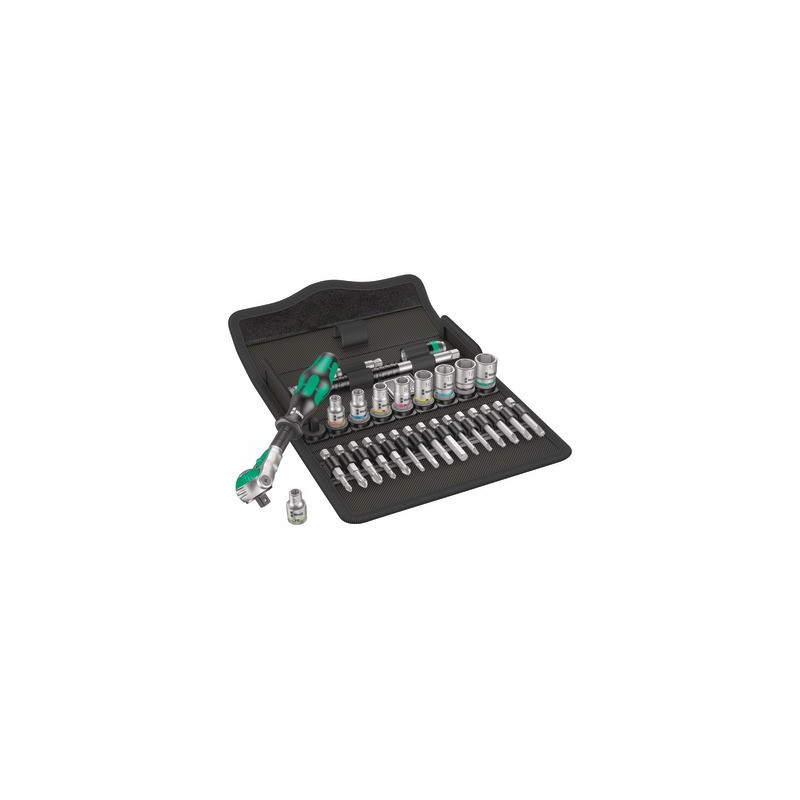 Jeu cliquet Zyklop Speed, à carré 1/4",- WERA - 05004016001