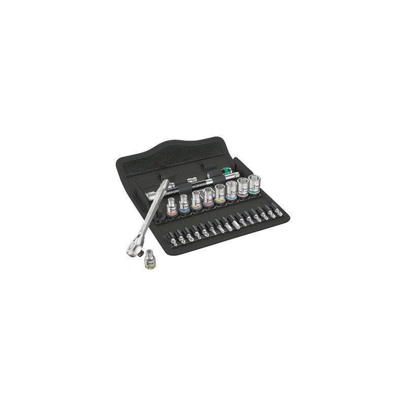 Jeu cliquet Zyklop Metal avec levier d'i- WERA - 05004018001