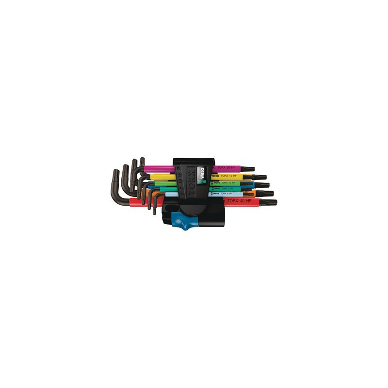 TX Multicolour HF 1 Clés mâles coudées T- WERA - 05024179001