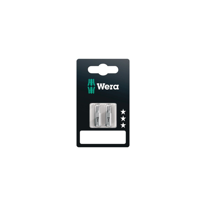 Embouts Z SB, PZ 3 x 25 mm, 2 pièces- WERA - 05073310001