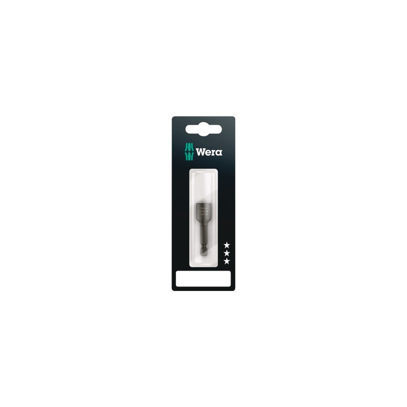 Douilles six pans, magnétiques, 10 x 50- WERA - 05073505001