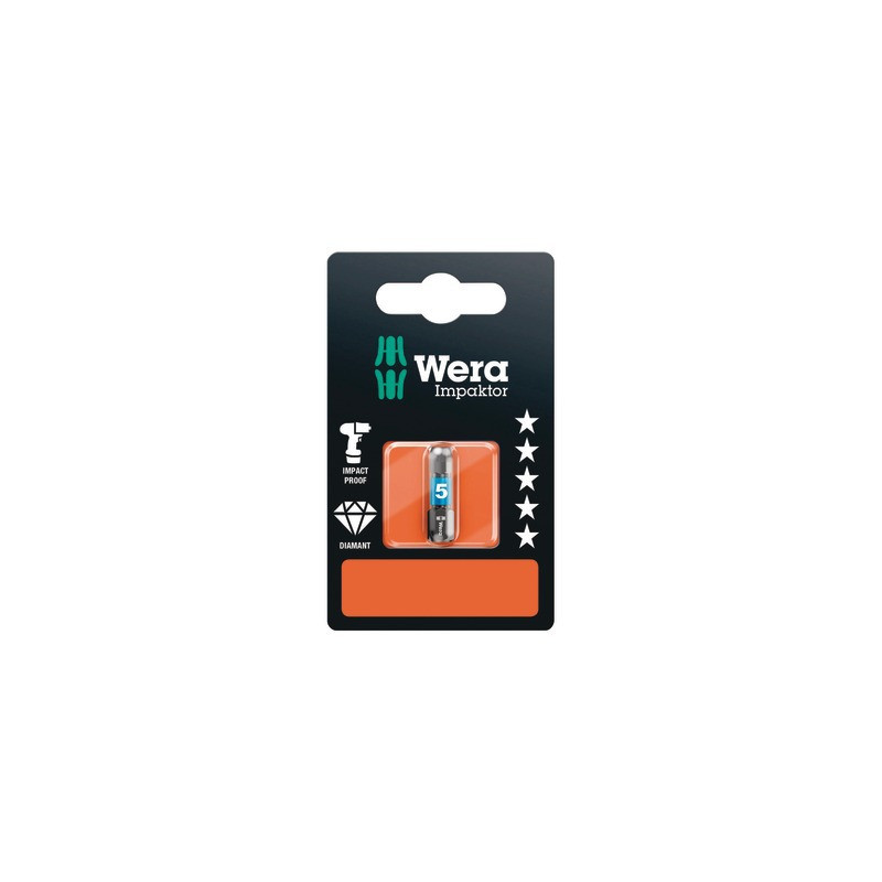 Embouts Hex-Plus IMP DC SB Impaktor, 5 x- WERA - 05073905001