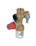 3/4" straight brass safety valve assembly, brass seat- DIFF - 100091