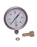 Manometer 0 60 mbars ø63mm m1/4"no protection- DIFF - 100250