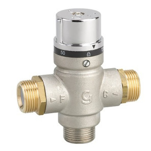 Thermostatic mixing valve 3/4 male- DIFF - 100288