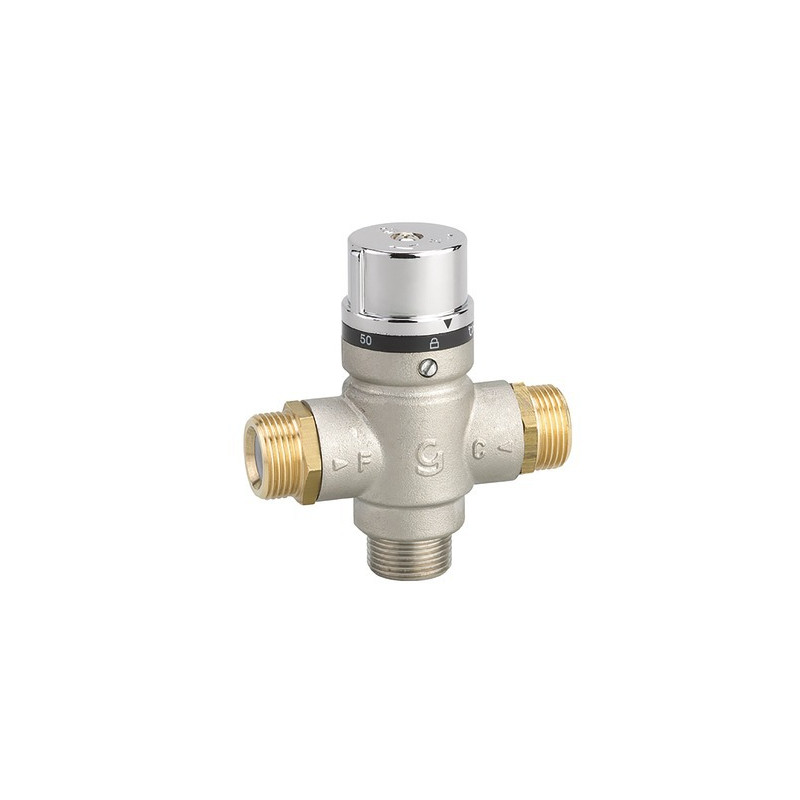 Thermostatic mixing valve 3/4 male- DIFF - 100288