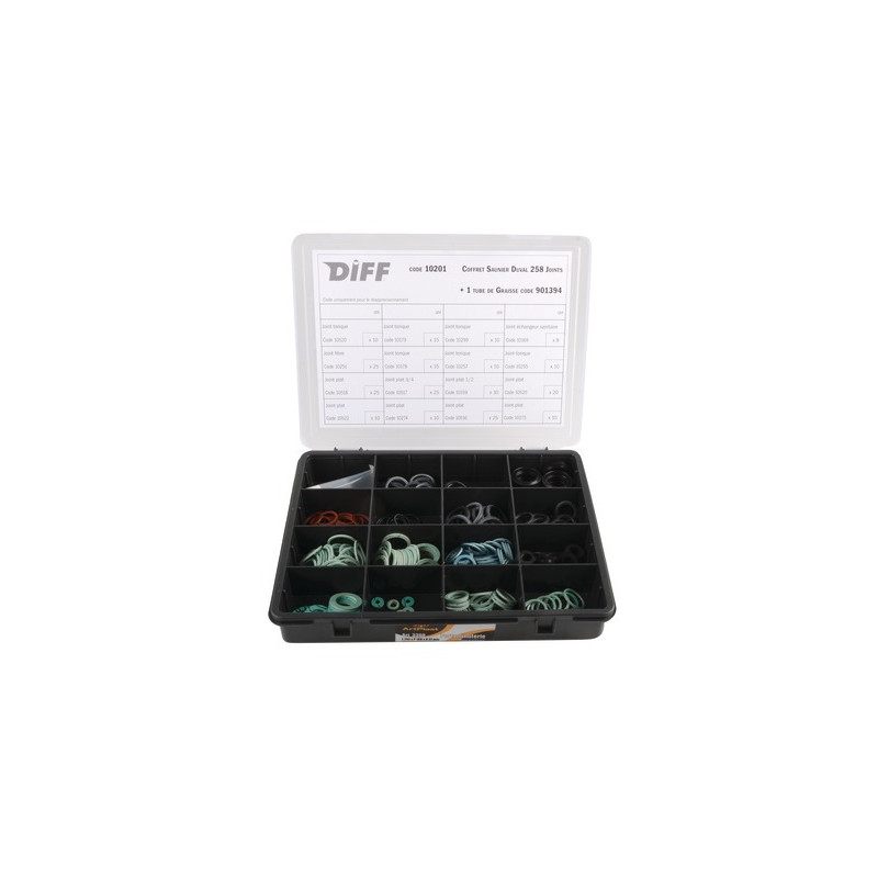 Box set 285 gaskets saunier duval- DIFF pour Saunier Duval - COFFRET 258 JOINTS