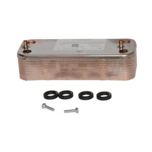 Plate heat exchanger (20 plates)- DIFF pour Saunier Duval - 0020105937