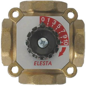 4-way brass tapped sector gate F3/4"- E.R.E REGULATION - H4MG20-4