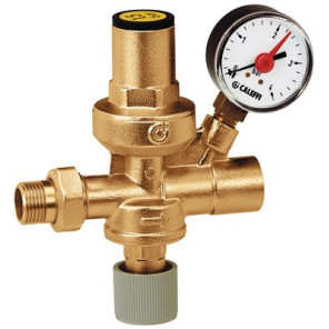 Filling unit  553 mf1/2" pressure gauge- CALEFFI - ABTM