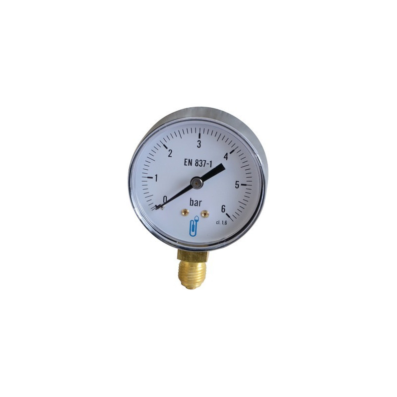 Water & air pressure gauge 0/6 bar ø63mm- DIFF - 109463