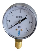 Water & air pressure gauge 0/6 bar ø63mm- DIFF - 109463 Water & air pressure gauge 0/6 bar ø63mm- DIFF - 109463