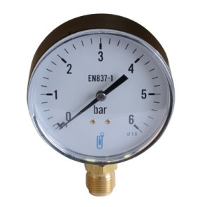 Water & air pressure gauge 0/6 bar ø100mm- DIFF - 109467