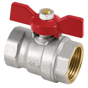 Ball valve FF butterfly handle 3/4"- DIFF - 110025