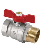 Ball valve MF butterfly handle 1"- DIFF - 110038