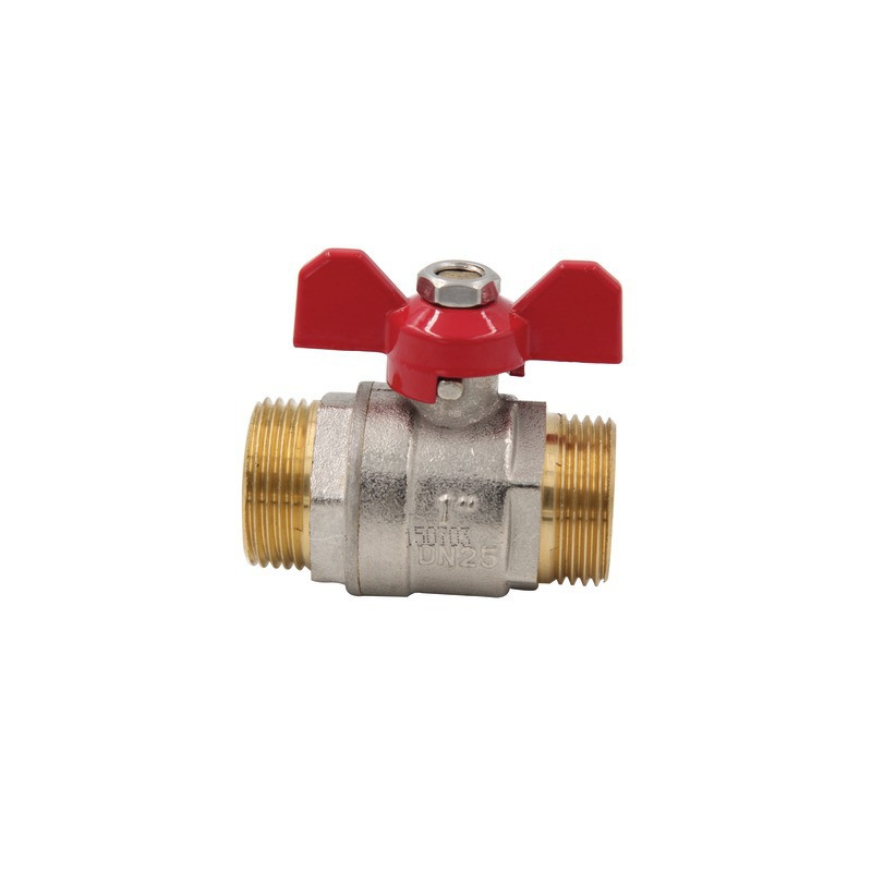 Ball valve MM butterfly handle PN 40 3/8"- DIMPEXP - 1362-38