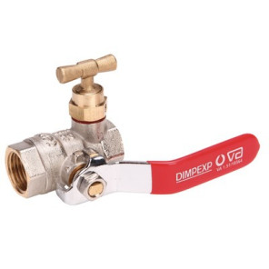 Drain ball valve FF PN 40 2"- DIMPEXP - 2142-2