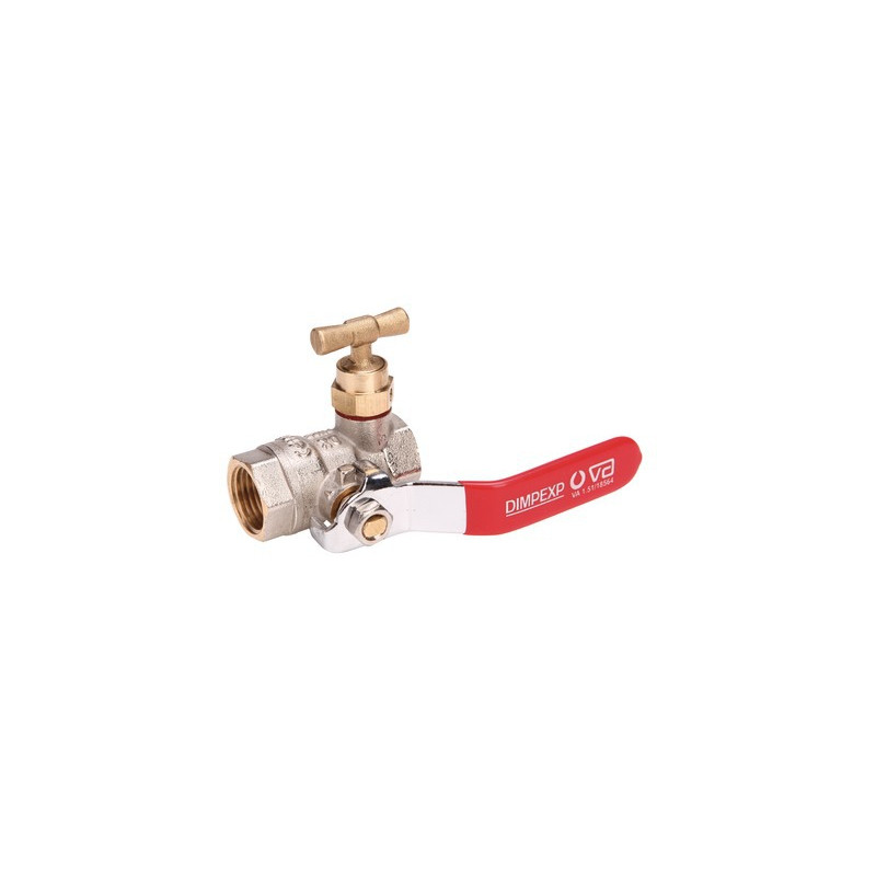Drain ball valve FF PN 40 2"- DIMPEXP - 2142-2