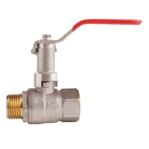 Ball valve MF with extended lever PN 40 1/2"- DIMPEXP - 1356-12