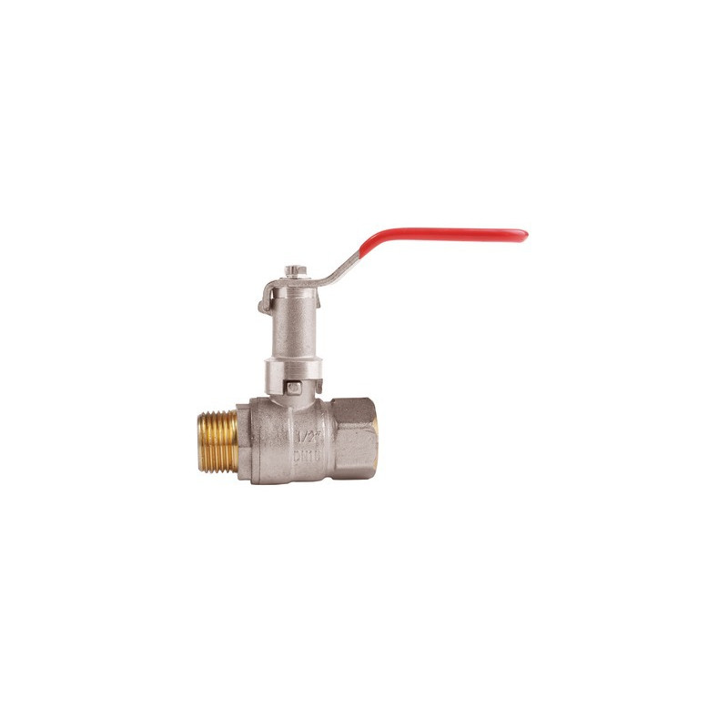 Ball valve MF with extended lever PN 40 1/2"- DIMPEXP - 1356-12