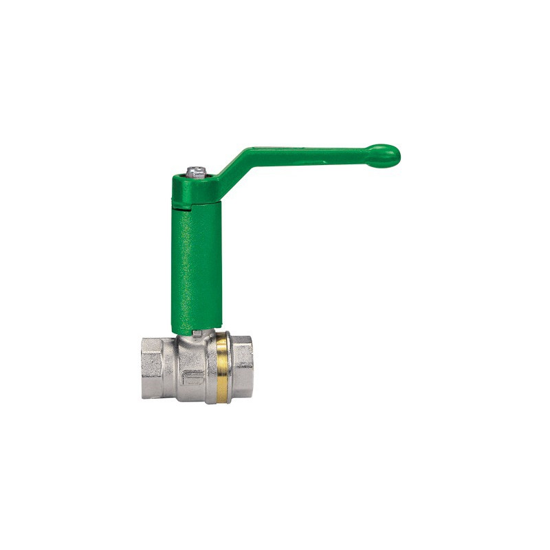 Ball valve FF with extended lever PN 40 NF 1 1/2"- EFFEBI - 0884V408NF