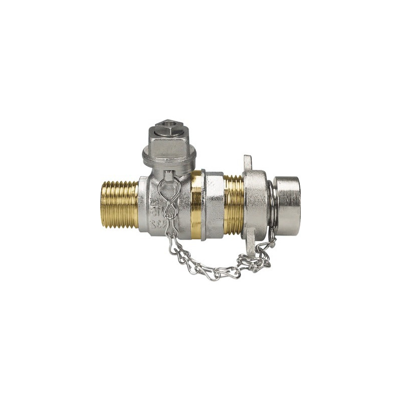 TAPPY valve MM with plug and square cap 1/2- EFFEBI - 2157N404
