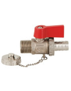 Valve MM with lever and plug and connector 1/2"- GENEBRE - 110149