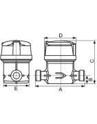 Cold water sub-meter 20/27- ITRON - AQUAP15110EMB