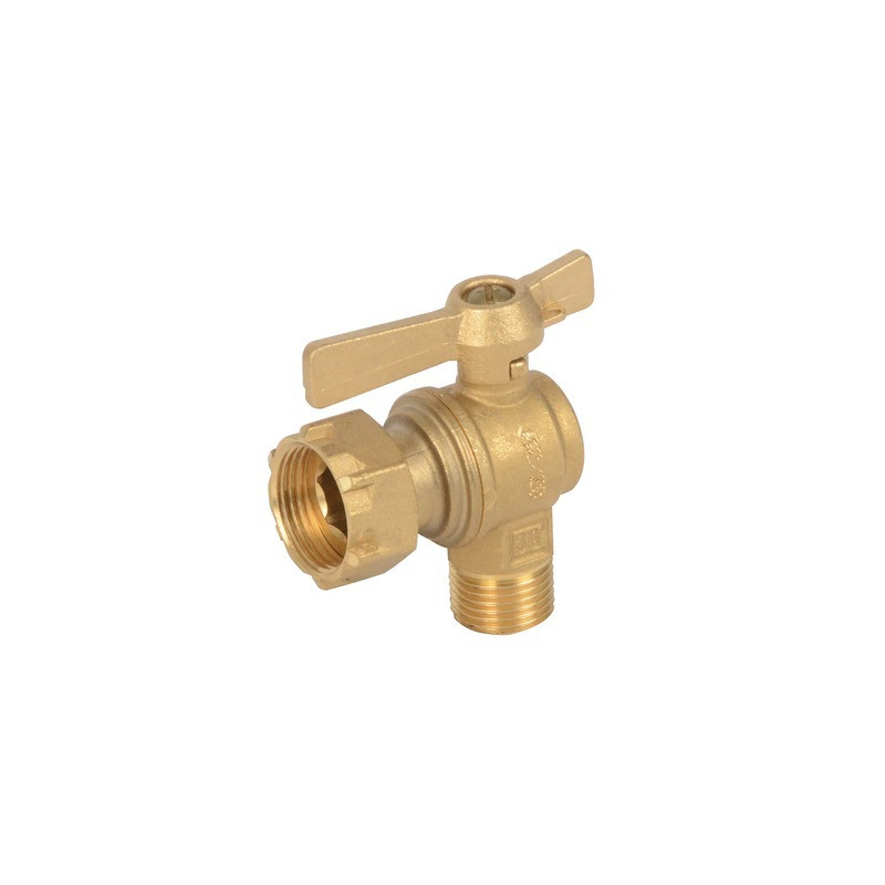 Water meter isolation ball valve angled MF 1/2" 3/4"- DIFF - 110164
