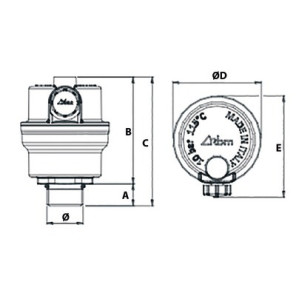 Miniluft compact 3/8 without shut-off valve- RBM - 28270300