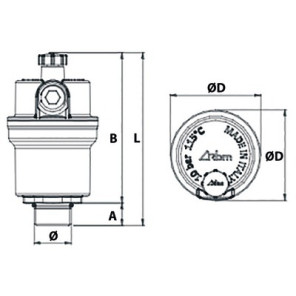 Miniluft flow 47l/mn 1/2"- RBM - 28280400