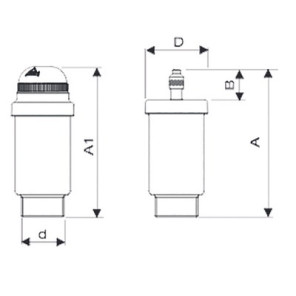 Vasa air venting valve in 1/2"- RBM - 370460