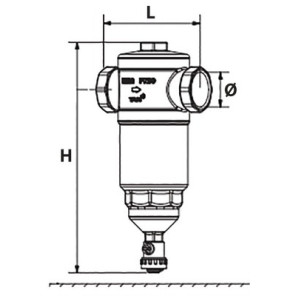 Zeparo Cyclone Dirt ZCD 32 in 1 1/4"- IMI - 7897432