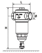 Zeparo Cyclone Dirt ZCD 32 in 1 1/4"- IMI - 7897432 Zeparo Cyclone Dirt ZCD 32 in 1 1/4"- IMI - 7897432