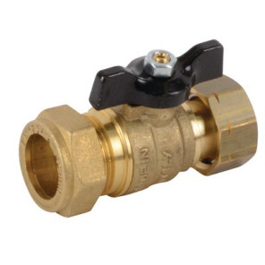 DN15 valve FT3/4" x Ø22" olive- RBM - 31740540