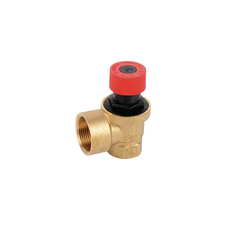 Heating valve oversized outlet FF 20x27 26x34 3 bar- DIFF - 110451