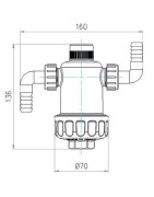 Condensate neutralising filter nt1- RBM - 32860530