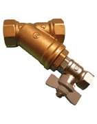 Brass Y-strainer 1" with rinsing valve- DIFF - 110509