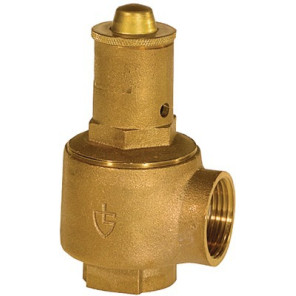 Heating safety valve bronze body FF 26x34 26x34 3 bar- GOETZE - 651MHIK-25-F/F-25/25 3B