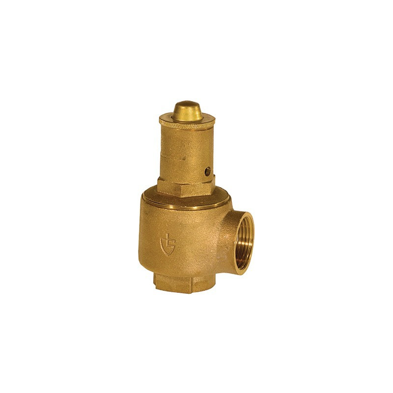 Heating safety valve bronze body FF 26x34 26x34 4 bar- GOETZE - 651MHIK-25-F/F-25/25 4B
